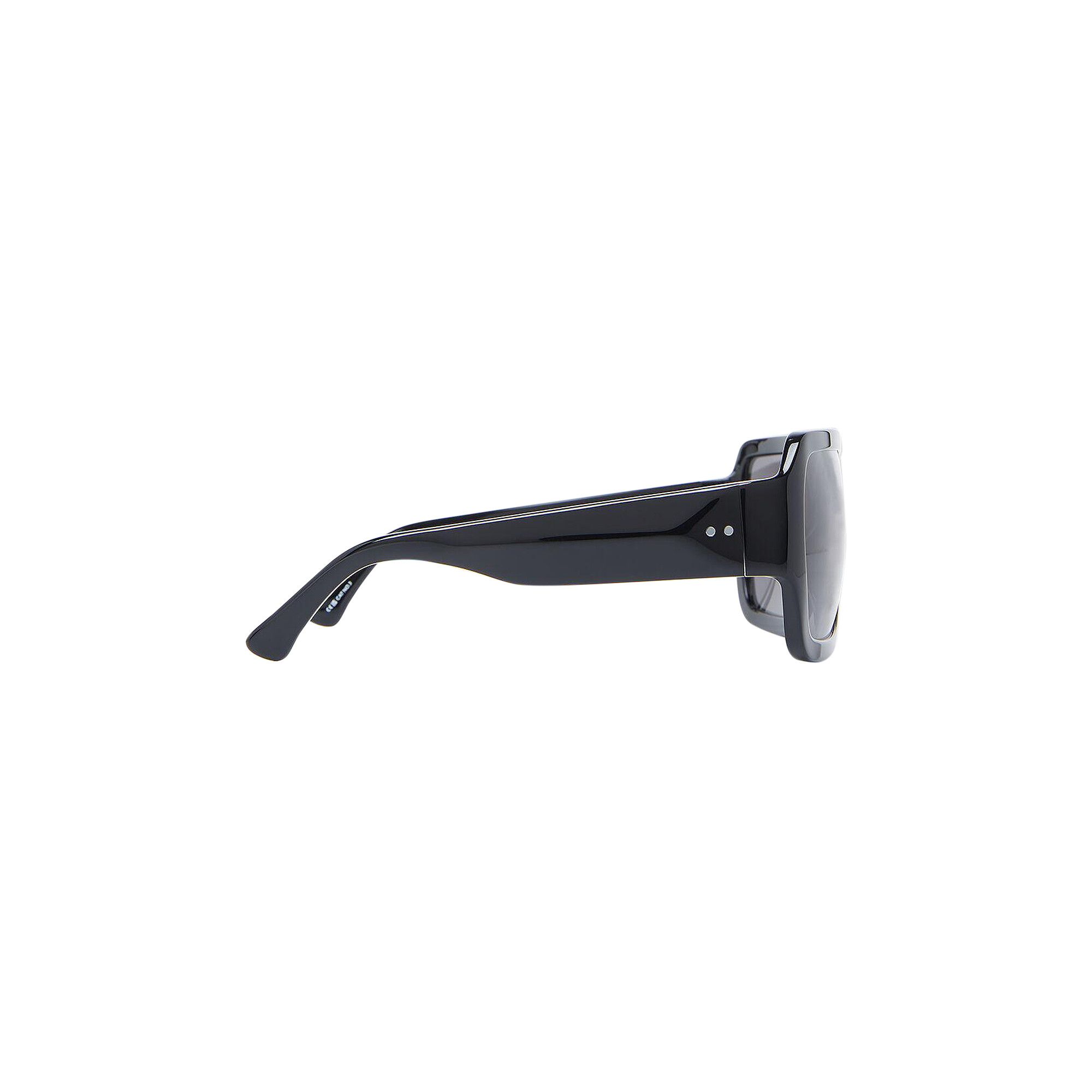 Buy Dries Van Noten Linda Farrow Sunglasses 'Black/Silver/Grey