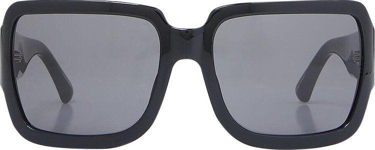 Dries Van Noten Linda Farrow Sunglasses BlackSilverGrey