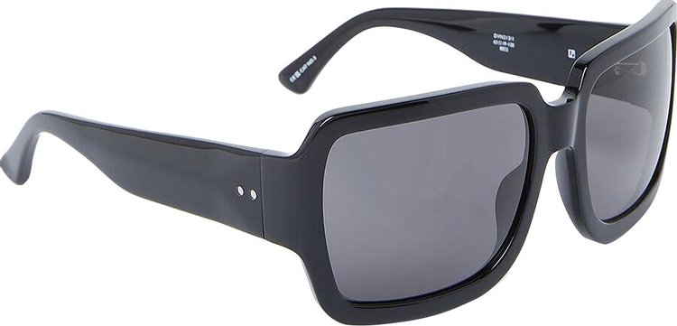 Dries Van Noten Linda Farrow Sunglasses BlackSilverGrey