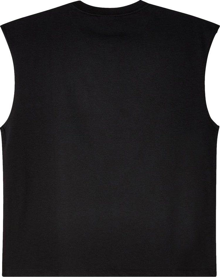 Sky High Farm Workwear Sand Sleeveless T Shirt Black