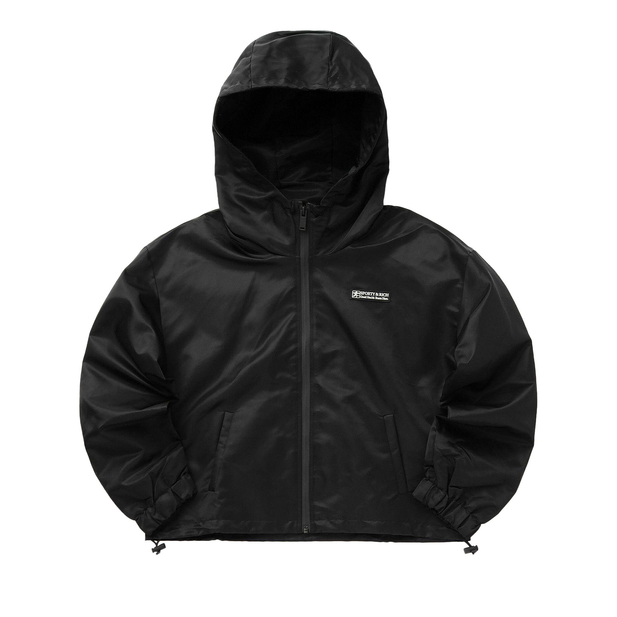 SPORTY & RICH フトシャケット JA017S405GB BLACK Buy SPORTY & RICH men black nylon jacket for $168 online on