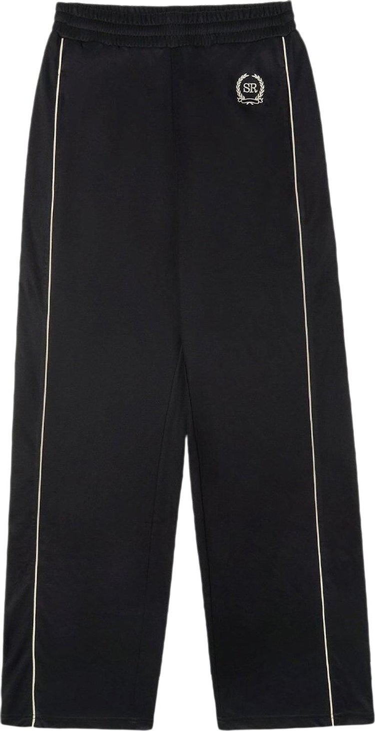 Sporty  Rich Golf Embroidered Track Pants BlackCream