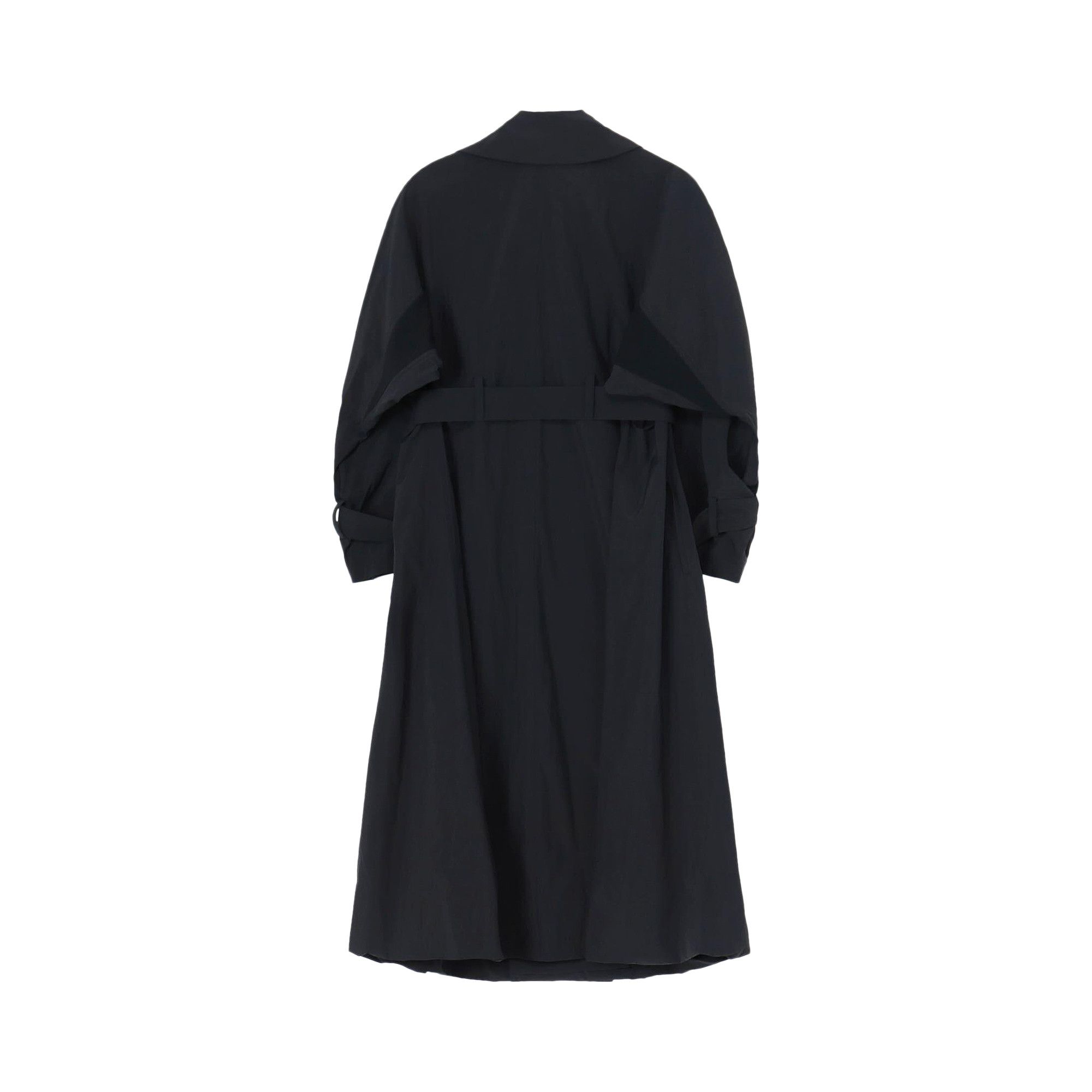 YOHJI YAMAMOTO / コート/1/ナイロン/BLK/FS-C60-501 Buy Yohji Yamamoto NY Typewriter Gusset Trench Coat 'Black' - FS