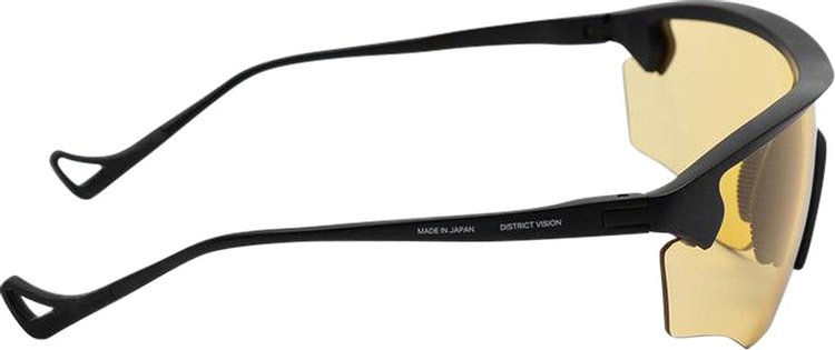 District Vision Junya Racer Sunglasses BlackYellow