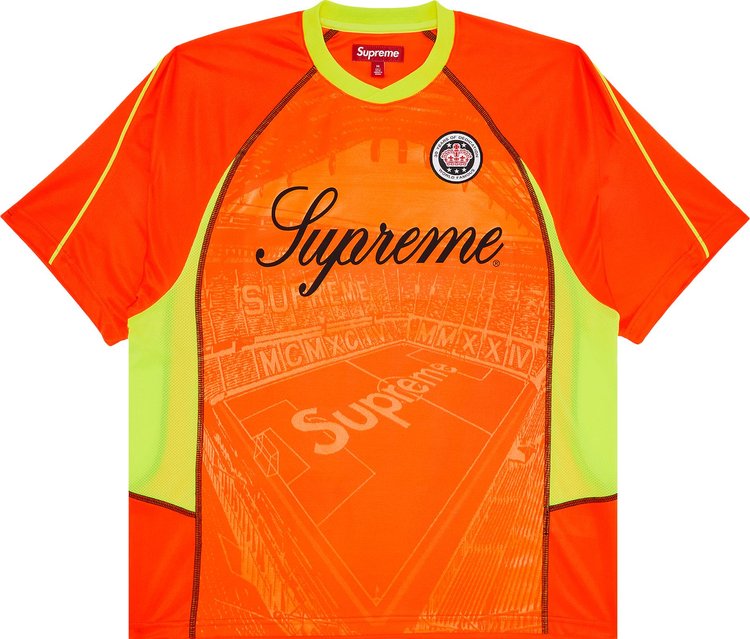 Supreme Jacquard Soccer Jersey Orange