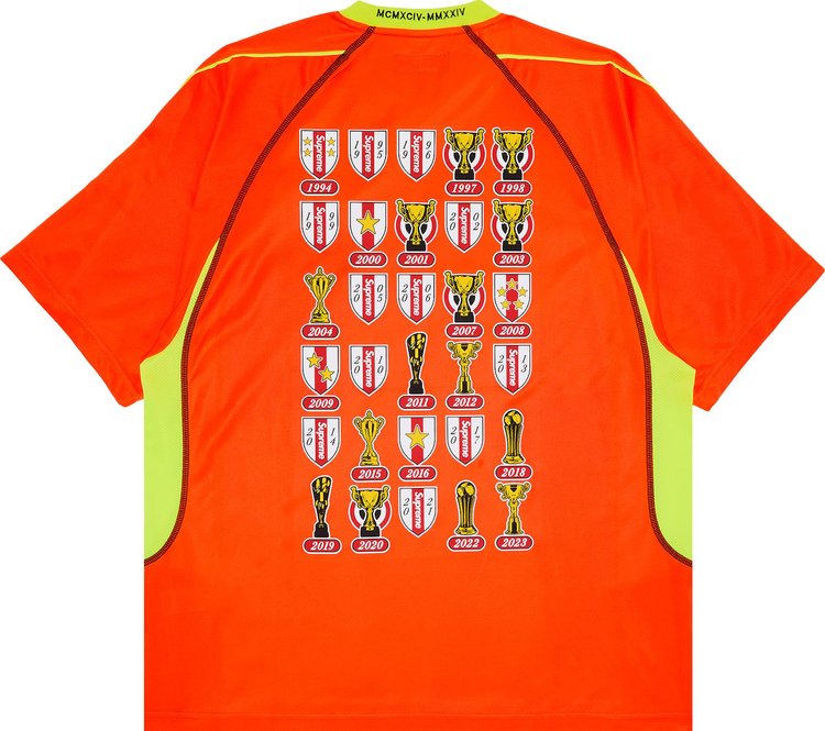 Supreme Jacquard Soccer Jersey Orange