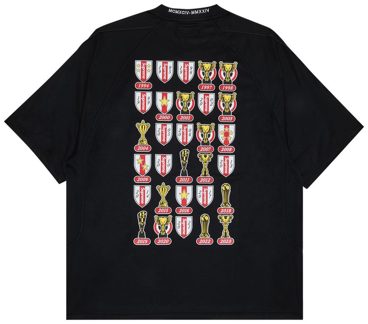 Supreme Jacquard Soccer Jersey Black