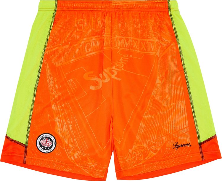 Supreme Jacquard Soccer Short Orange