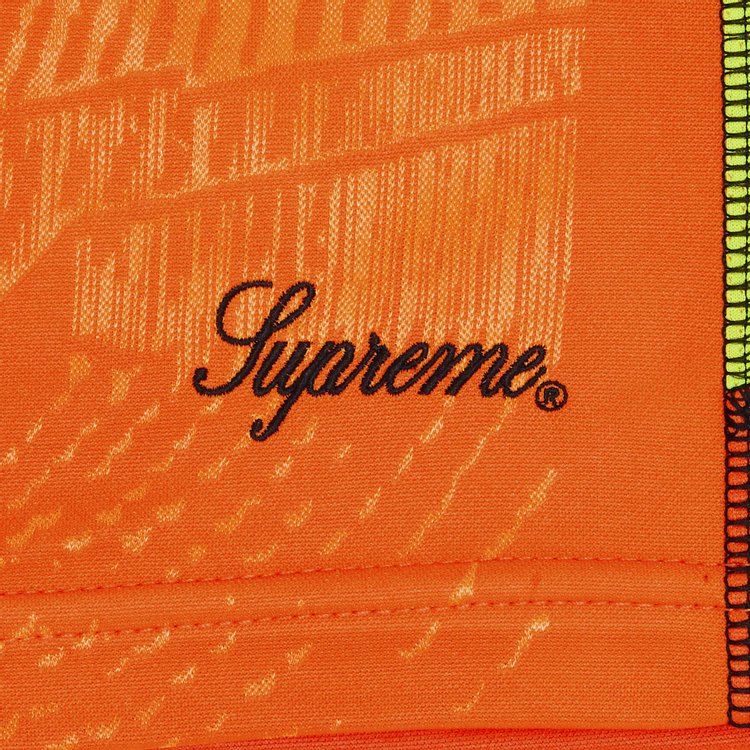 Supreme Jacquard Soccer Short Orange