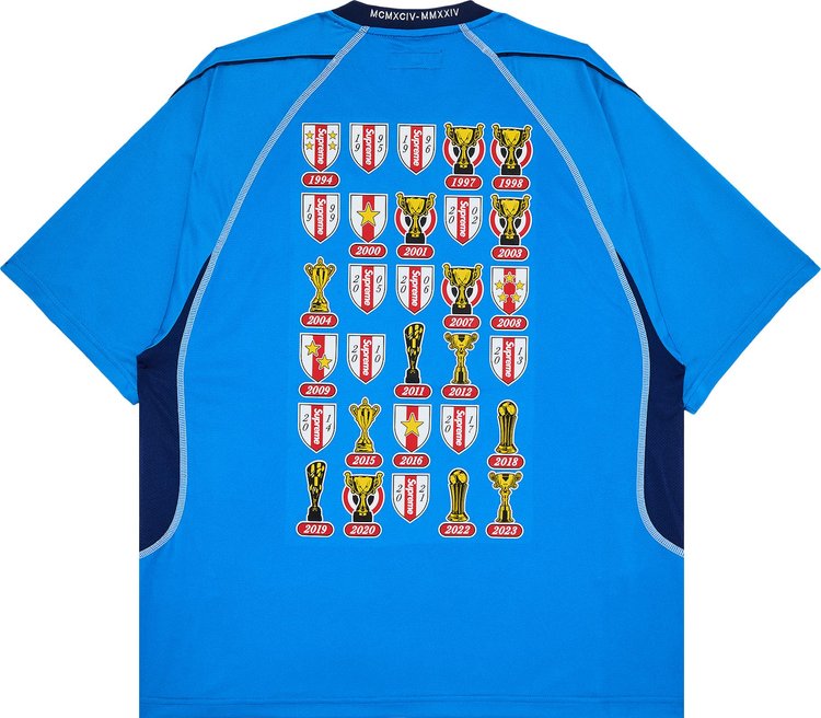 Supreme Jacquard Soccer Jersey Blue