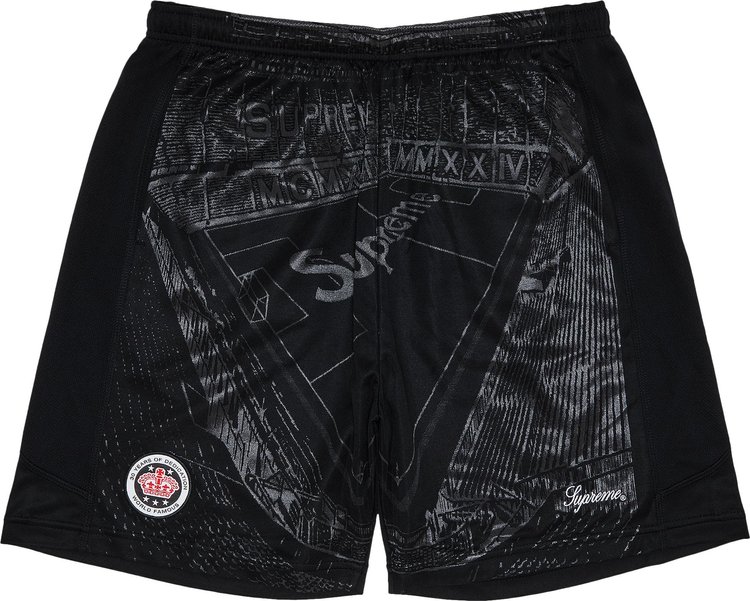 Supreme Jacquard Soccer Short Black