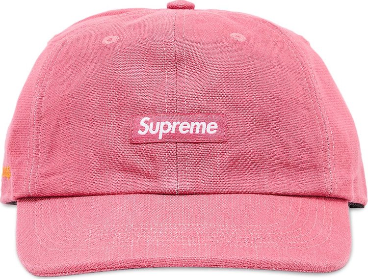 Supreme Cordura Denim Small Box 6 Panel Pink