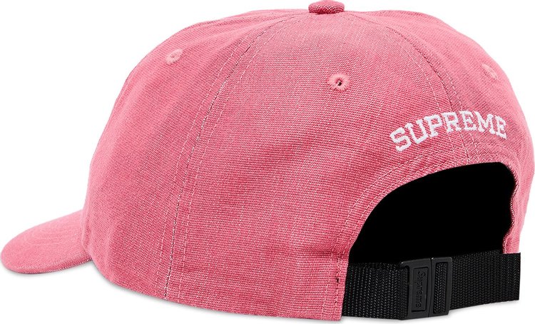 Supreme Cordura Denim Small Box 6 Panel Pink