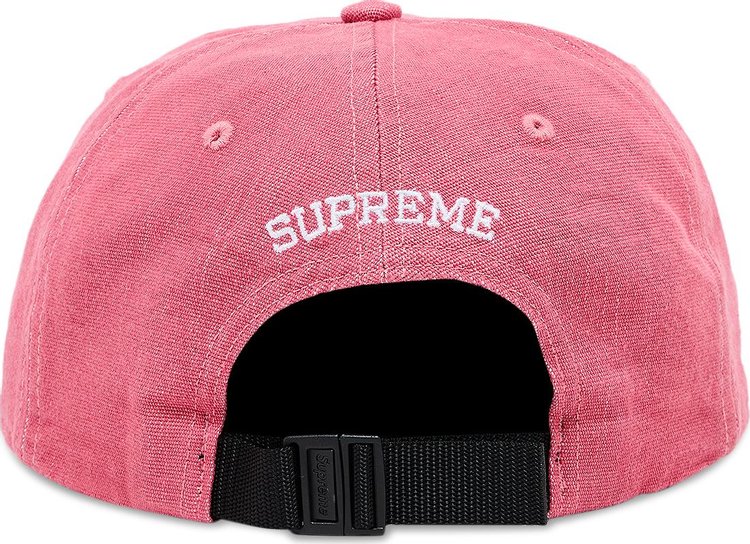 Supreme Cordura Denim Small Box 6 Panel Pink