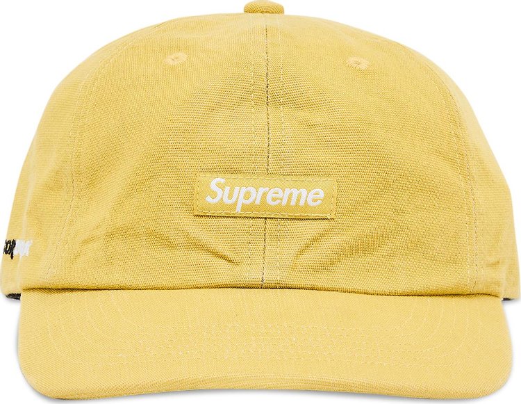 Supreme Cordura Denim Small Box 6 Panel Yellow