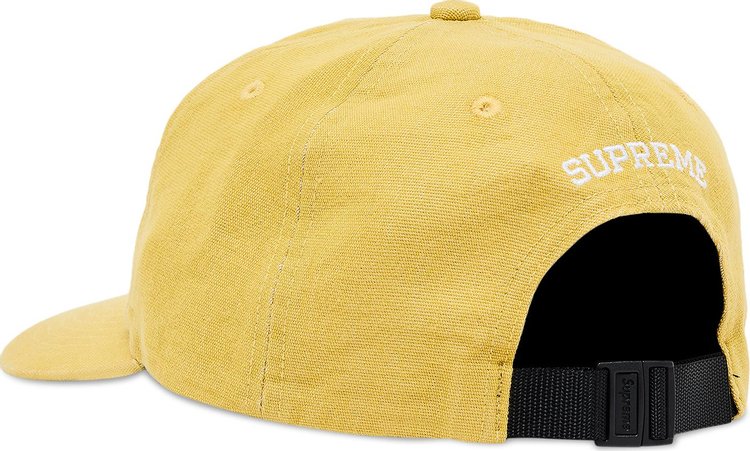 Supreme Cordura Denim Small Box 6 Panel Yellow