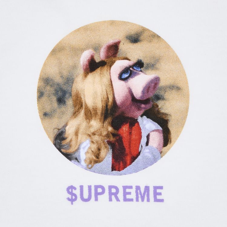Supreme Miss Piggy Tee White