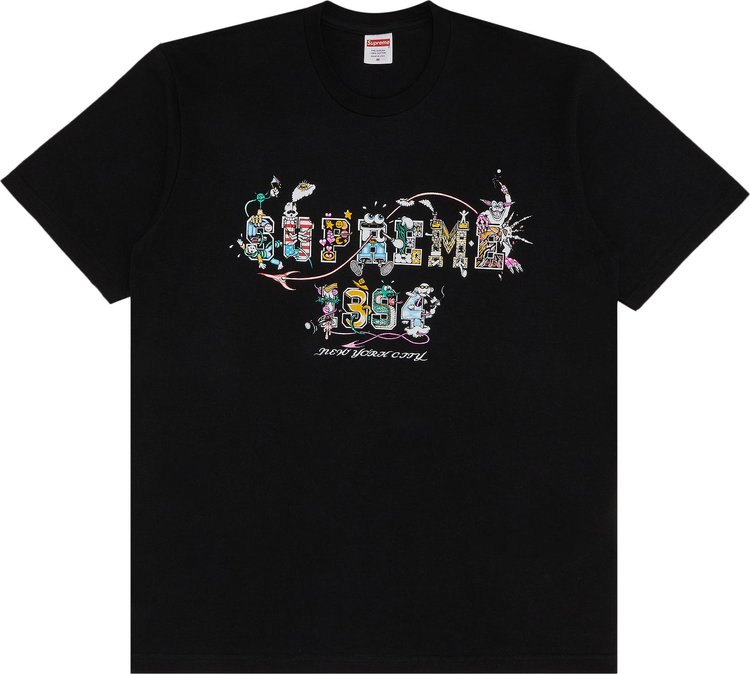 Supreme Varsity Tee Black