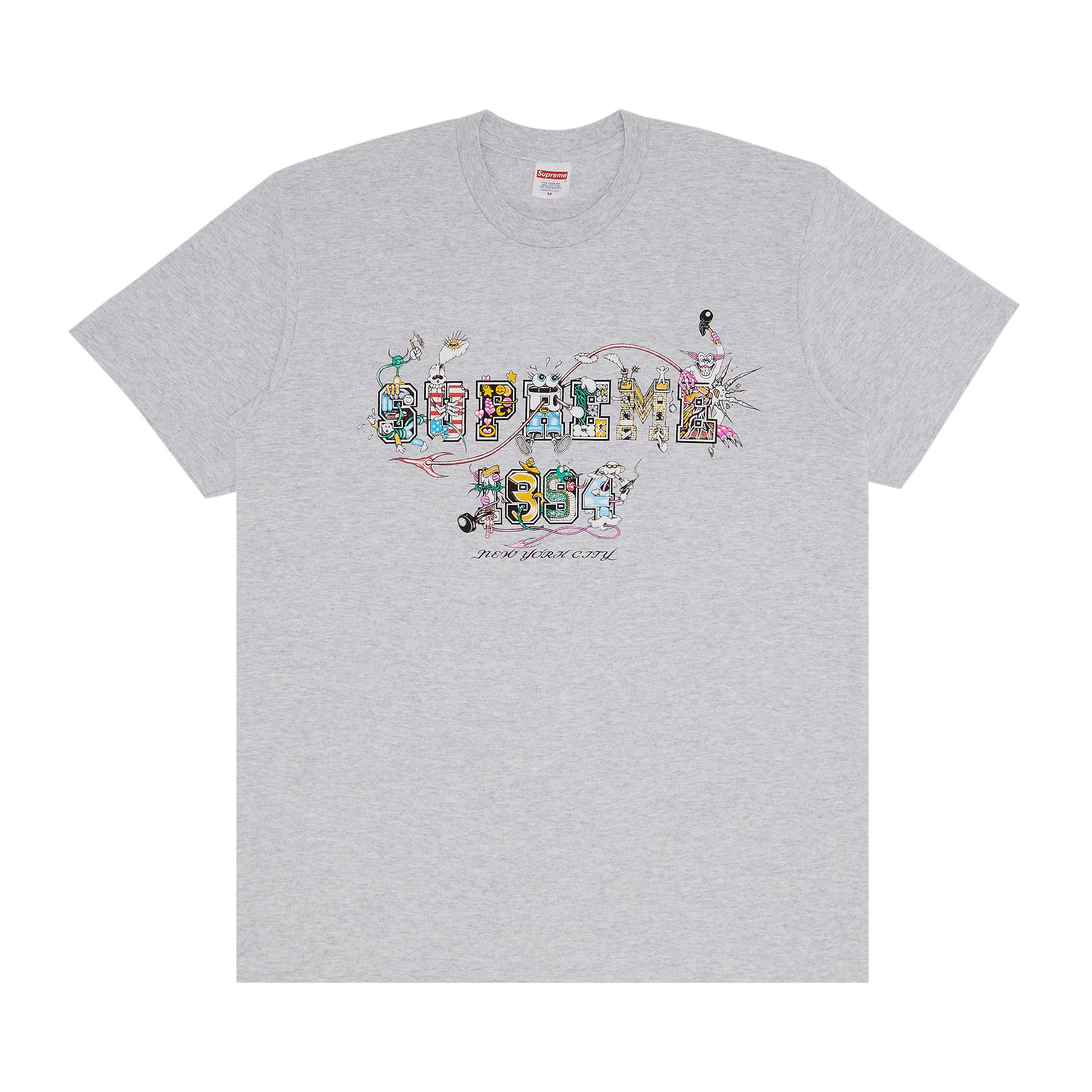 Buy Supreme Varsity Tee 'Ash Grey' - SS24T17 ASH GREY | GOAT