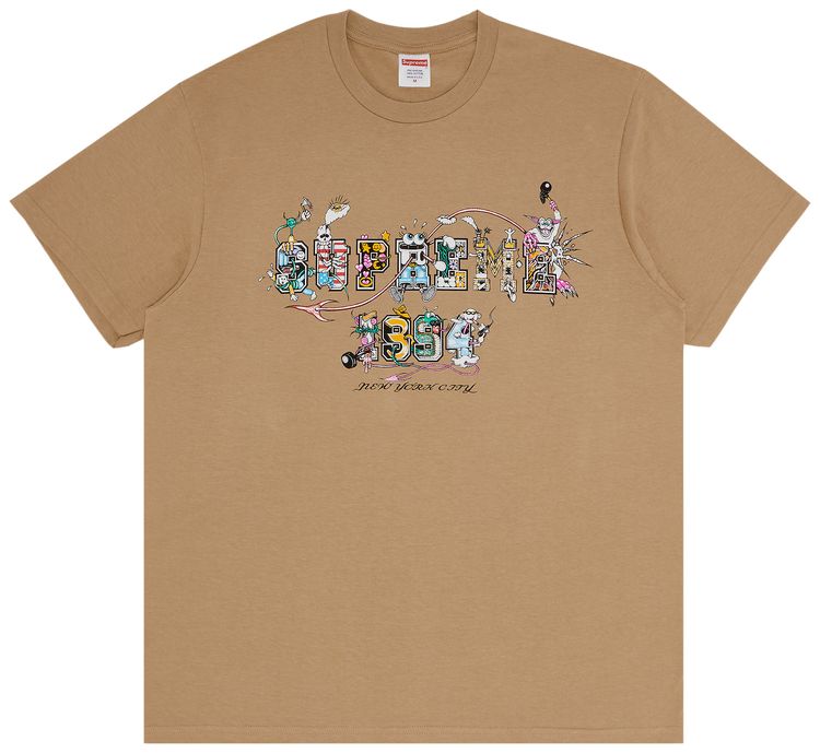 Supreme Varsity Tee Khaki