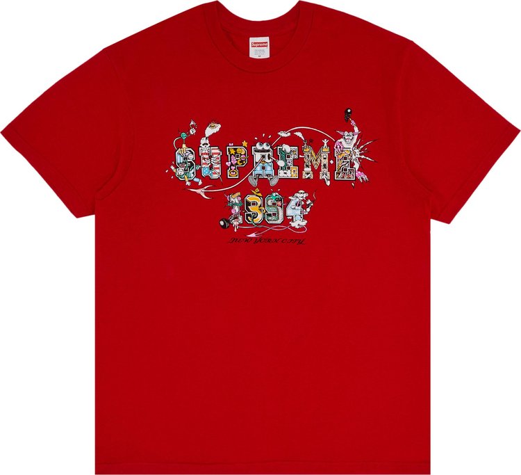 Supreme Varsity Tee Red