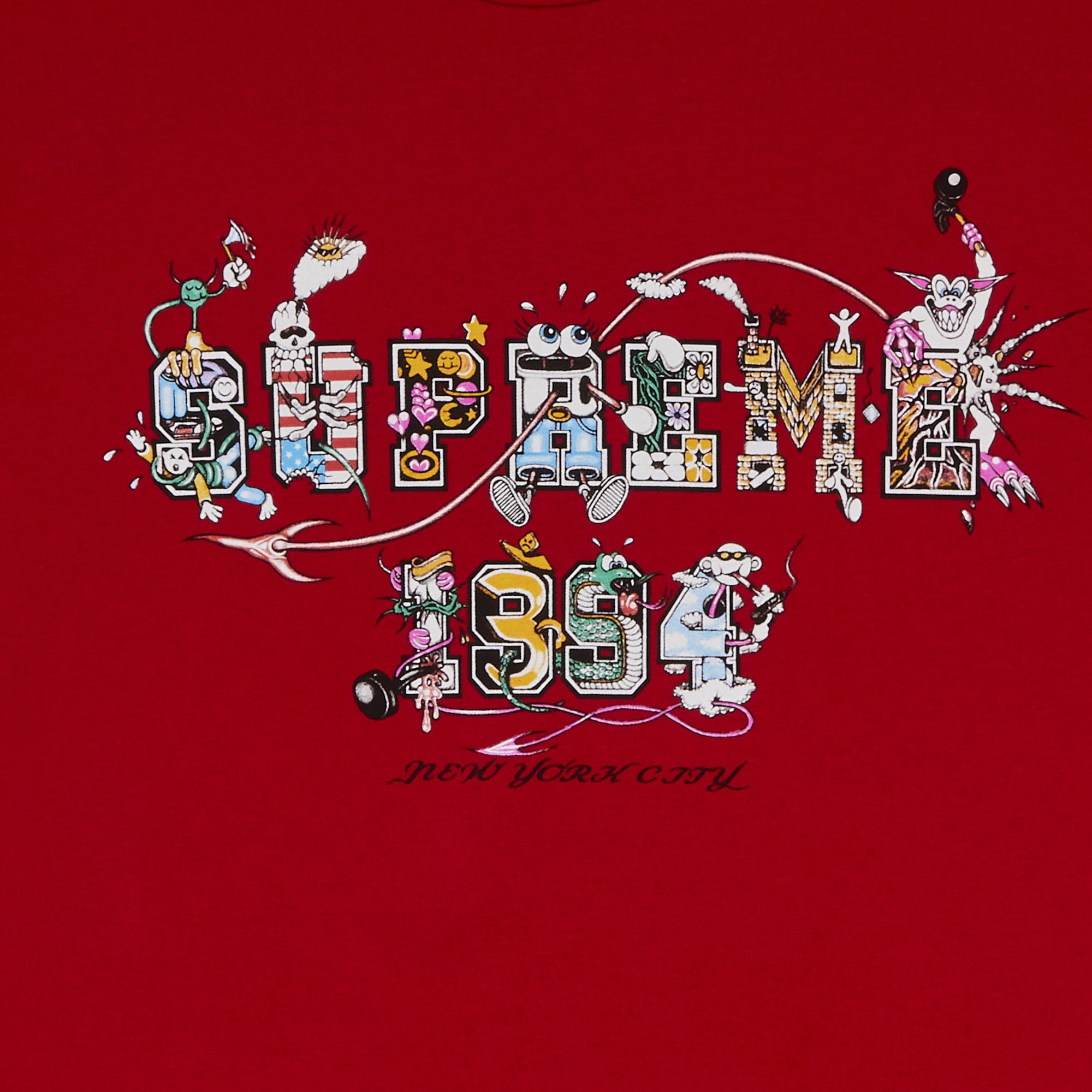 Supreme Varsity Tee Red シュプリーム バーシティ Tシャツ 赤 L