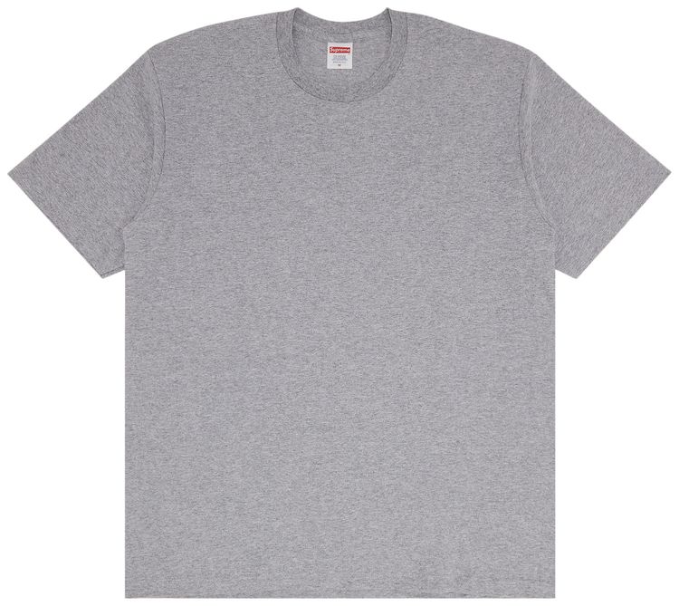 Supreme Backwards Tee Heather Grey