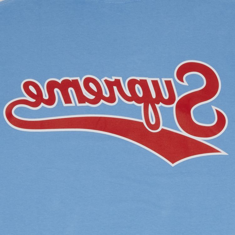 Supreme Backwards Tee Bright Blue