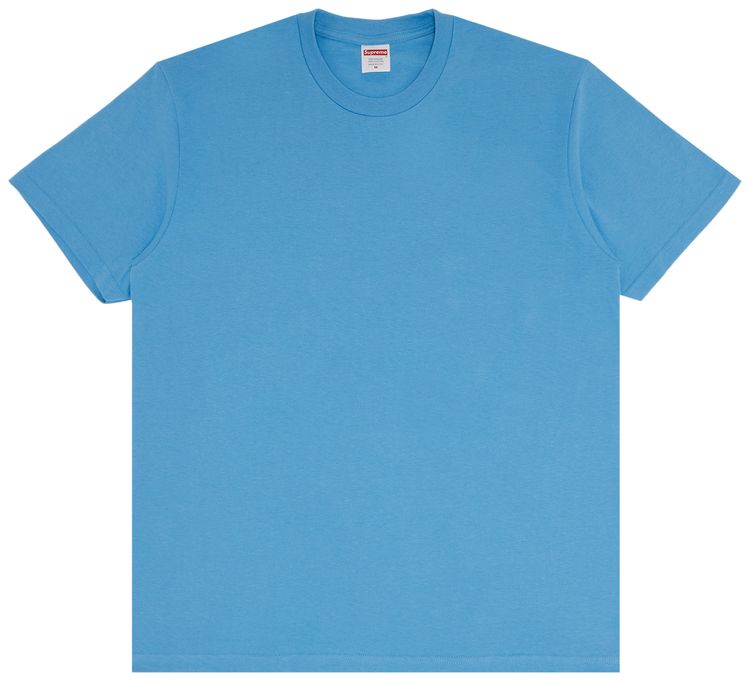 Supreme Backwards Tee Bright Blue