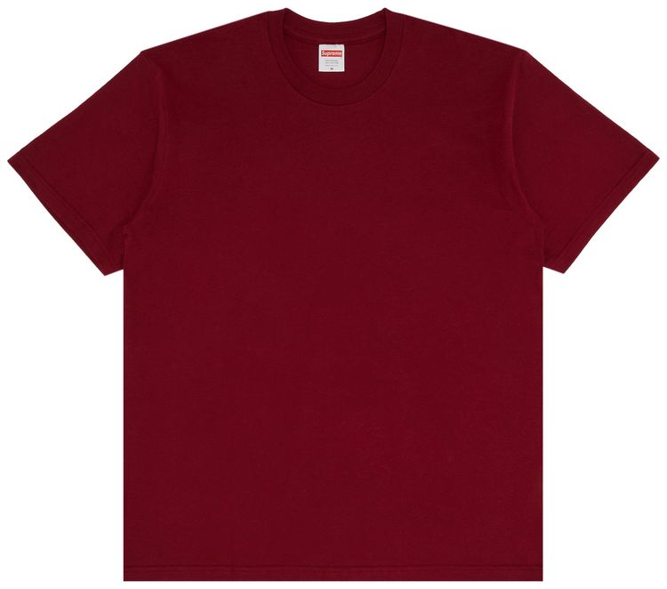 Supreme Backwards Tee Cardinal