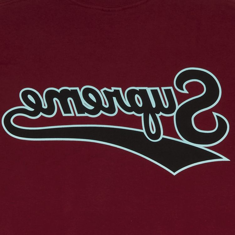 Supreme Backwards Tee Cardinal