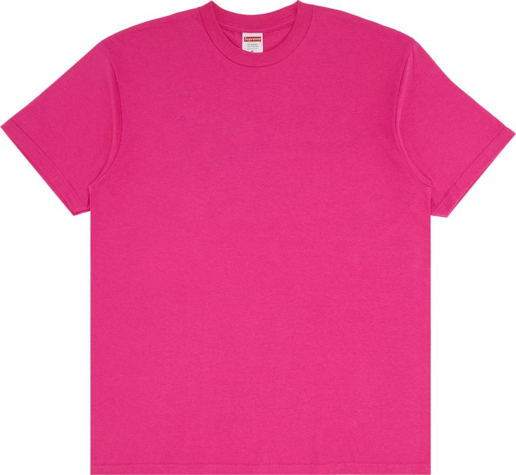 Supreme Backwards Tee Fuchsia