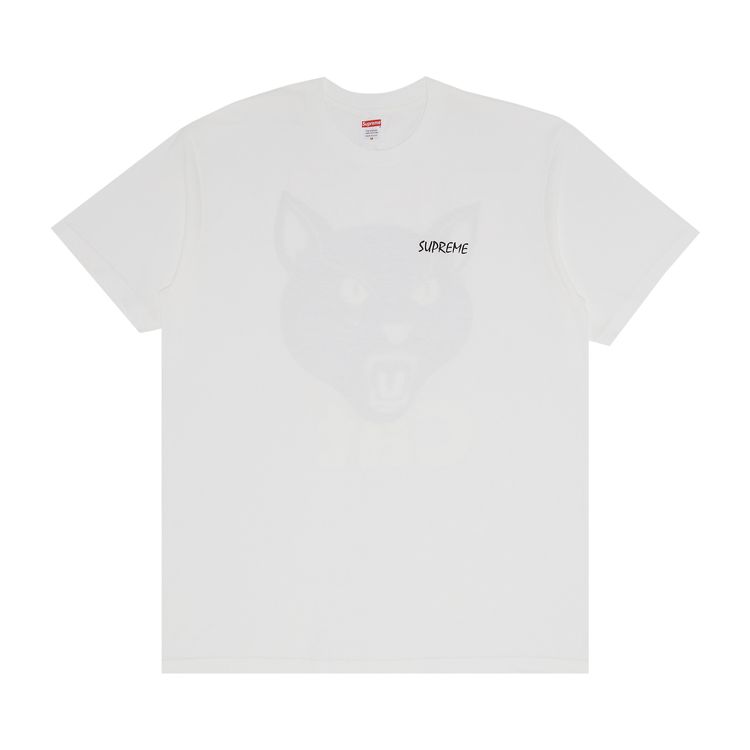 Supreme Black Cat Tee White