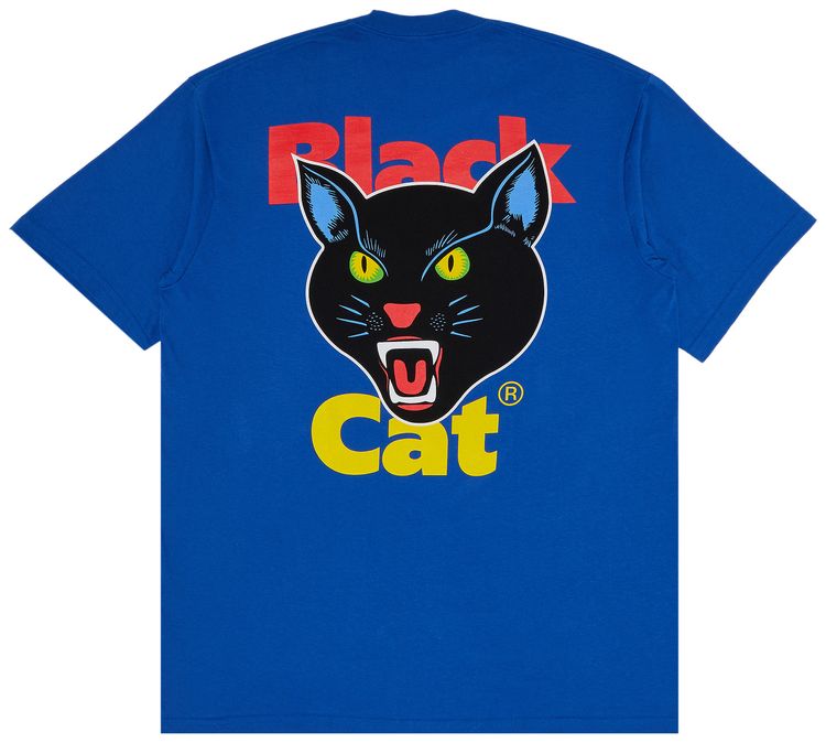 Supreme Black Cat Tee Royal