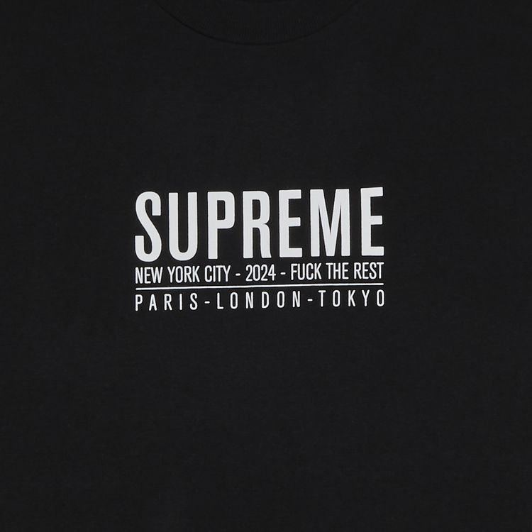 Supreme Paris Tee Black