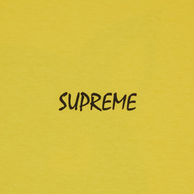 Supreme Black Cat Tee Yellow