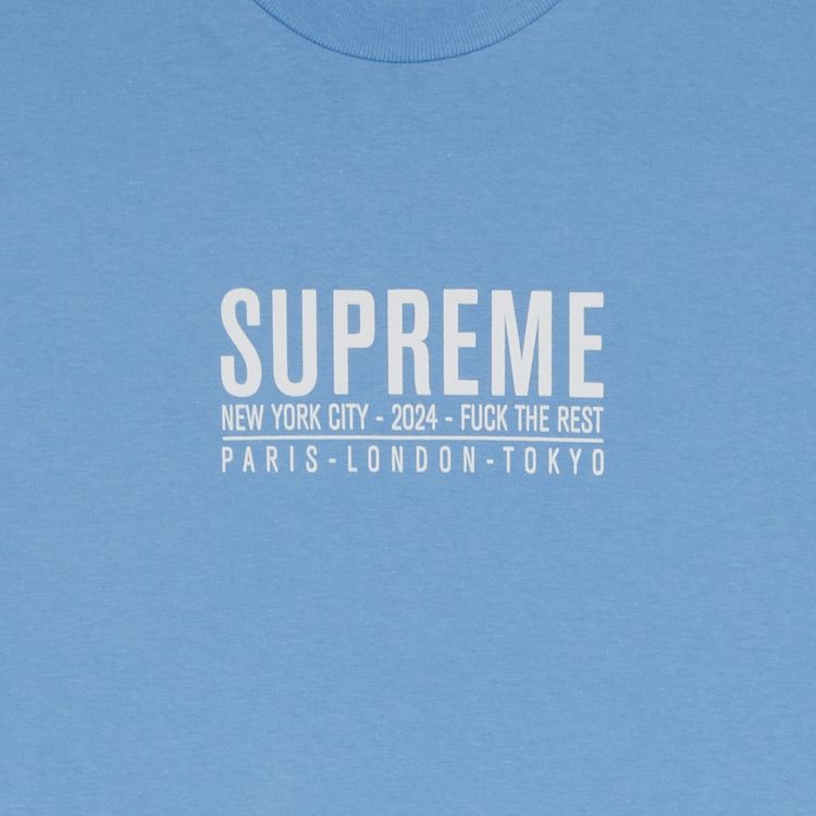 Supreme Paris Tee Bright Blue
