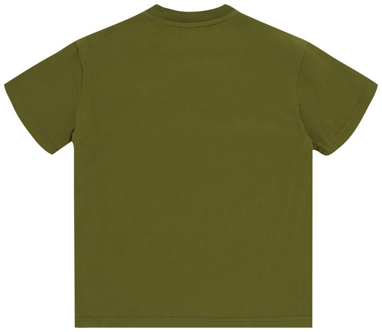 Palm Angels Kids Bear T Shirt Military