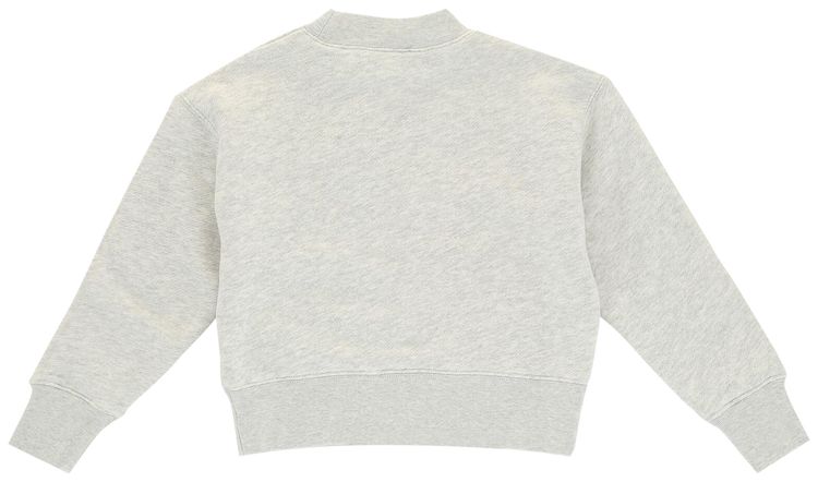 Palm Angels Kids Broken Bear Sweatshirt Grey