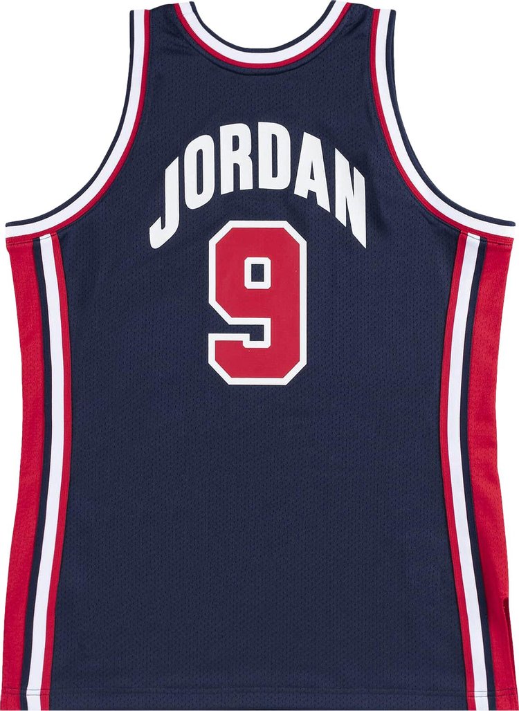 Mitchell  Ness Team Michael Jordan USA Jersey Blue