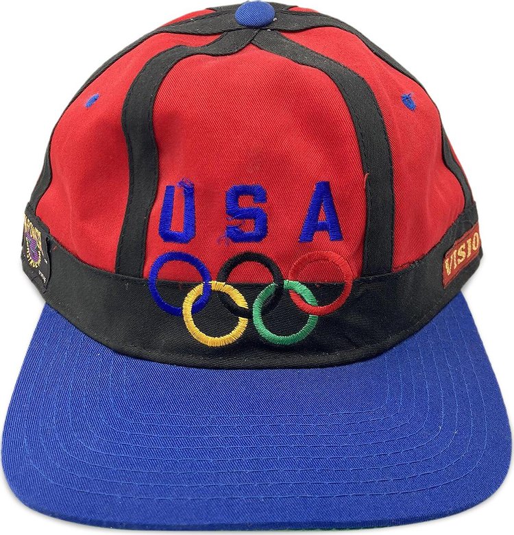 Vintage Starter USA Olympics Snapback RedMulticolor