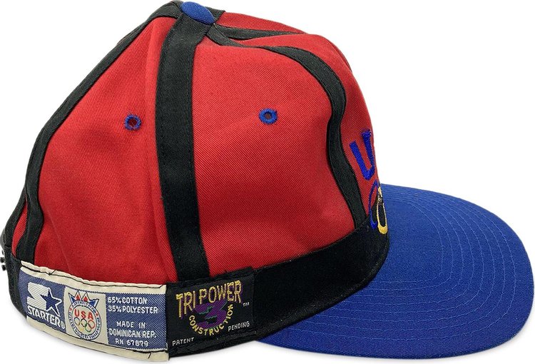 Vintage Starter USA Olympics Snapback RedMulticolor