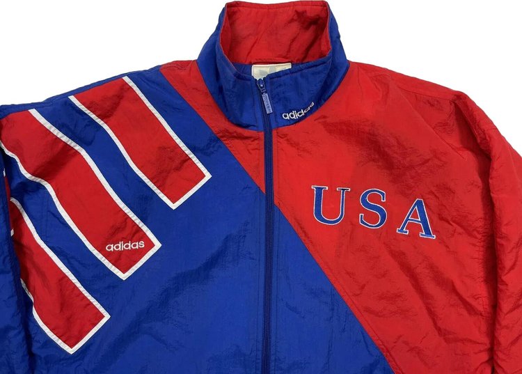 Vintage adidas USA Track Jacket BlueRed