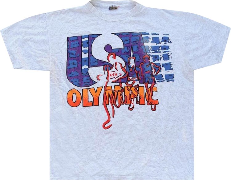 Vintage USA Olympic Tee Grey