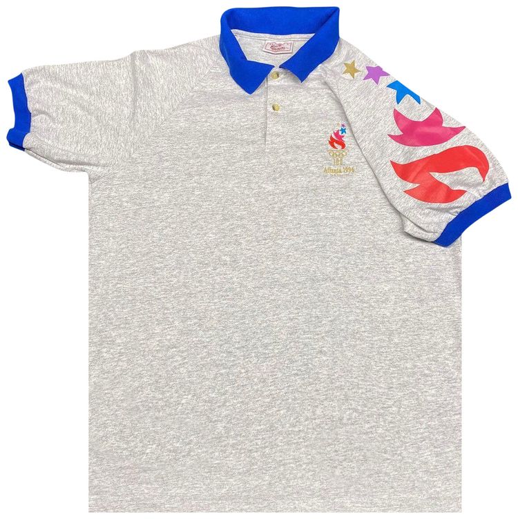 Vintage Atlanta Summer Olympics Polo Grey