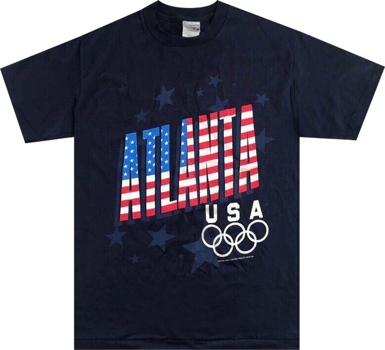 Vintage Atlanta Summer Olympics Tee Navy