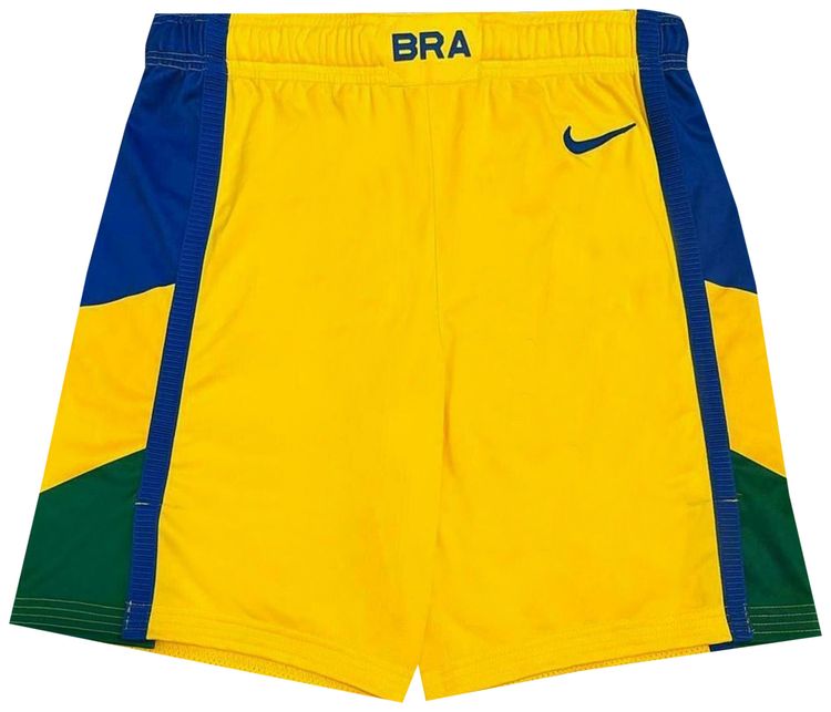 Nike Tokyo Summer Olympics Game Issued Shorts Brasil Yellow