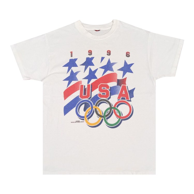 Vintage Team USA Olympics Tee White