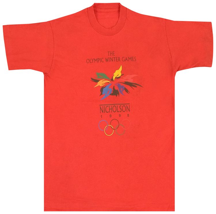 Vintage Winter Olympics Team Switzerland Tee Red