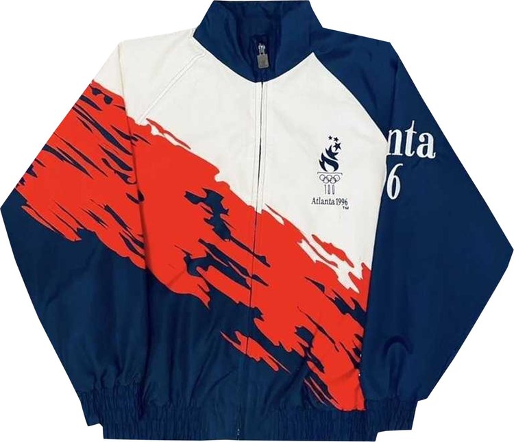 Vintage Atlanta Olympic Summer Games Splash Jacket Multicolor